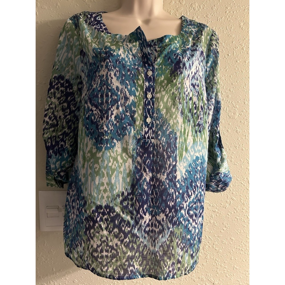 New Pl Liz Claiborne Multi Top #1209*8